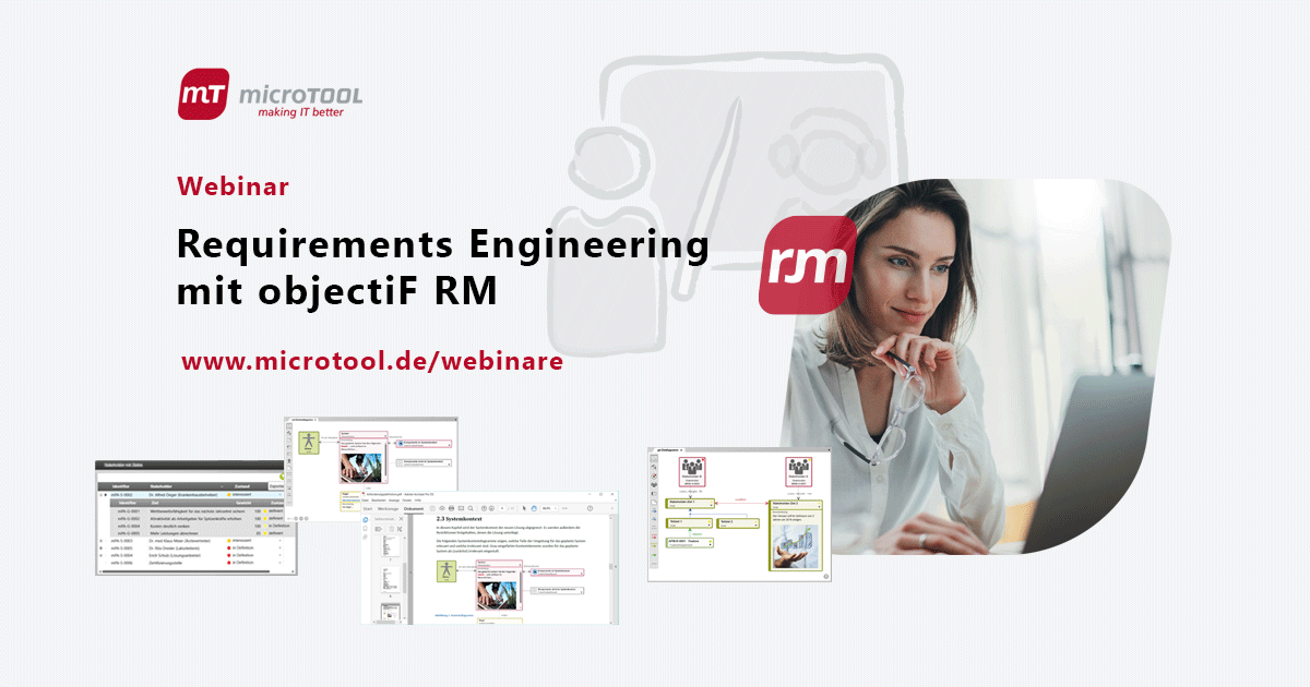 Requirements Engineering mit objectiF RM | microTOOL