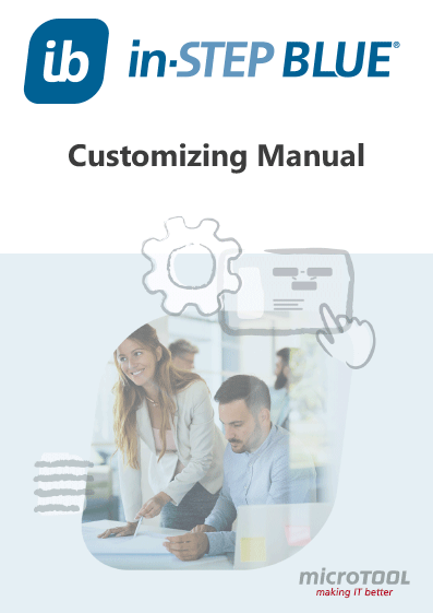 in-STEP BLUE Customizing Manual