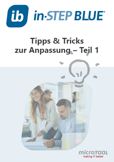 in-STEP BLUE - Tipps und Tricks - Teil1