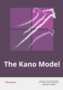 Download Whitepaper: The Kano Model