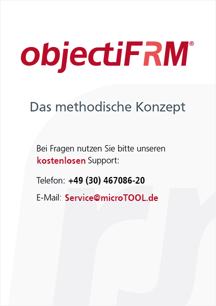 objectiF RM -  methodisches Konzept