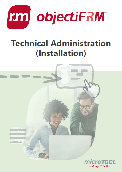 objectiF RM - Technical Administration (Installation)