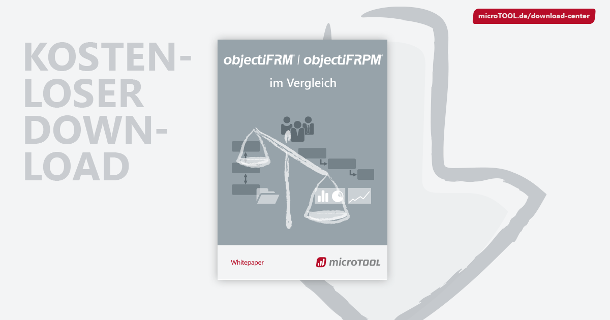 objectiF RM und objectiF RPM im Vergleich | microTOOL