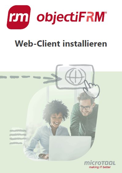 objectiF RM - Webclient installieren