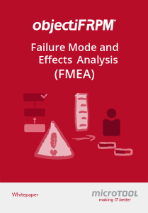 Download Whitepaper: objectiF RPM - Failure Mode and Effects Analysis