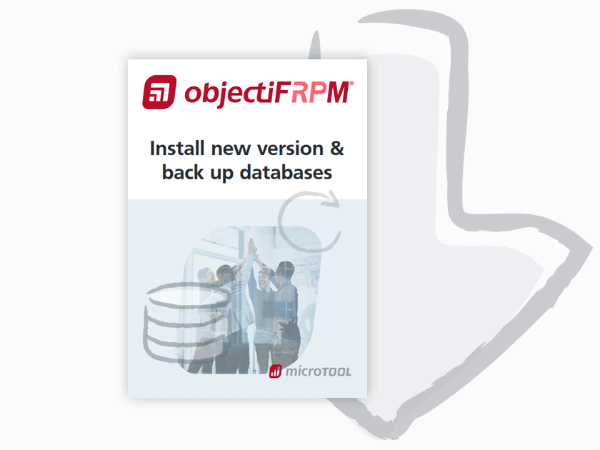 objectiF RPM - Install new version -back up databases