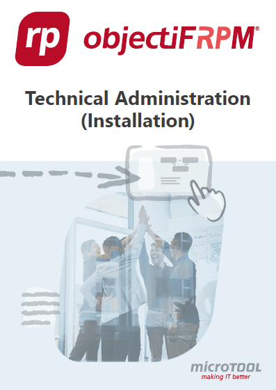 objectiF RPM - Technical Administration (Installation)