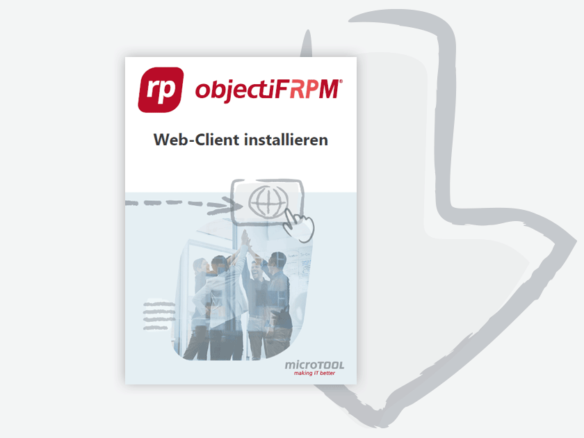 objectiF RPM – Web-Client installieren