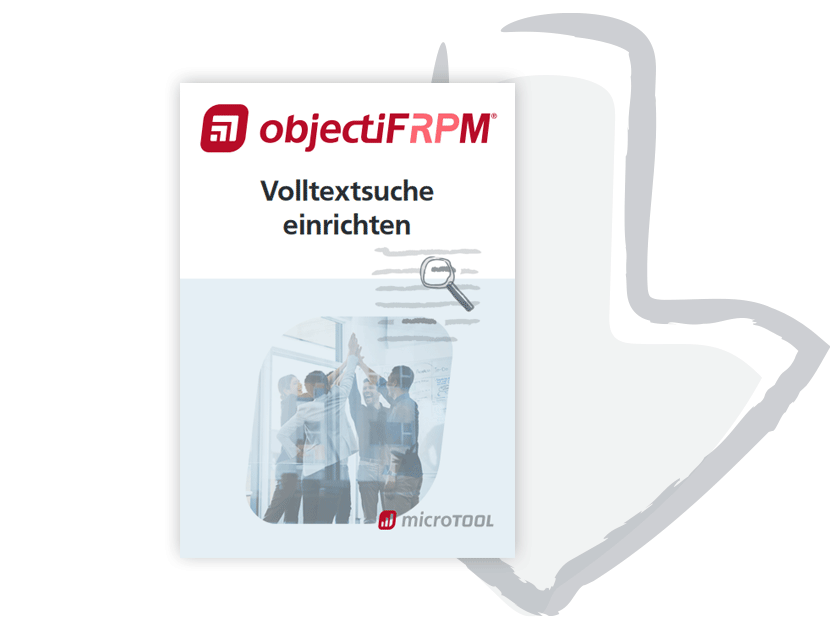 objectiF RPM – Einrichten der Volltextsuche
