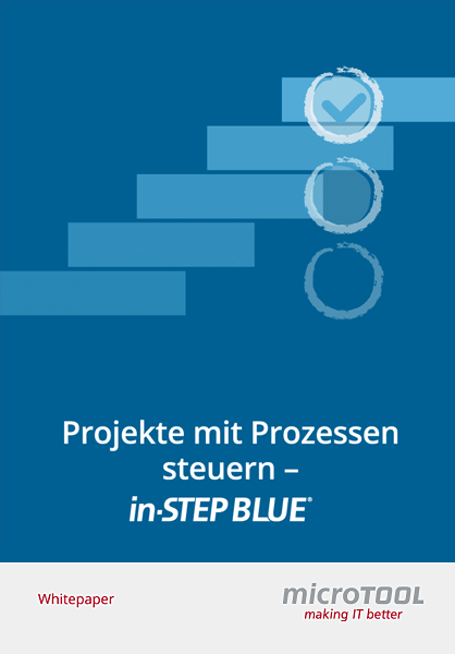 Download in-STEP BLUE Projekte mit Prozessen steuern Whitepaper