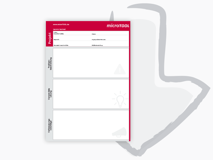 Vorlage – Lessons learned