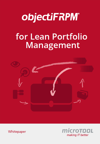 Download Whitepaper objectiF RPM for Lean Portfolio Management