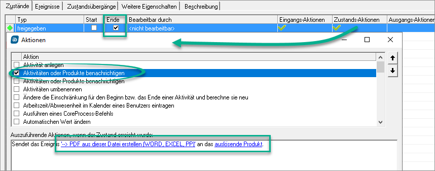 in-STEP BLUE inTeam - PDFs generieren - PDF erstellen aus finalem Zustand