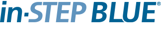 in-STEP BLUE in-STEP BLUE Logo