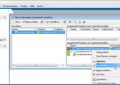 Dokumentenmanagement in in-STEP BLUE