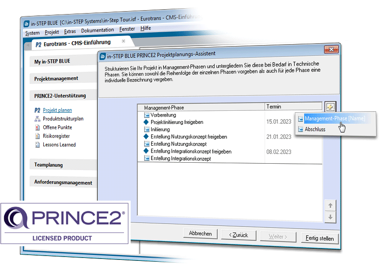 in-STEP BLUE PRINCE2 Edition