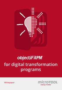 Download Whitepaper: objectiF RPM for digital transformation programs
