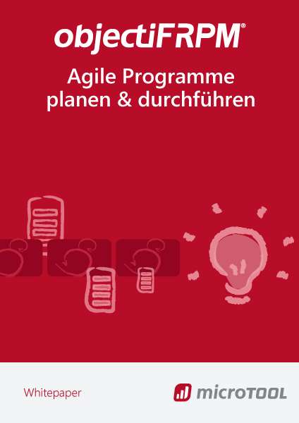 Whitepaper: objectiF RPM - agile Programme planen und durchfürhen. Download Whitepaper: Agile Programme mit objectiF RPM