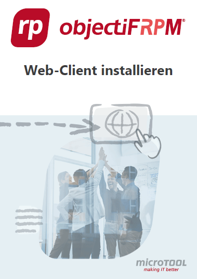objectiF RPM - Webclient installieren
