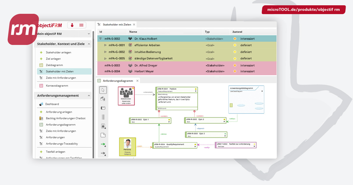 objectiF RM - Jetzt die Trial Edition herunterladen. | microTOOL