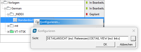 in-STEP BLUE Beispiel Produktabhängigkeitshierarchie als Standardsicht - Konfigurieren der Standard-Ansicht Textdatei - Blog Axel Velarde
