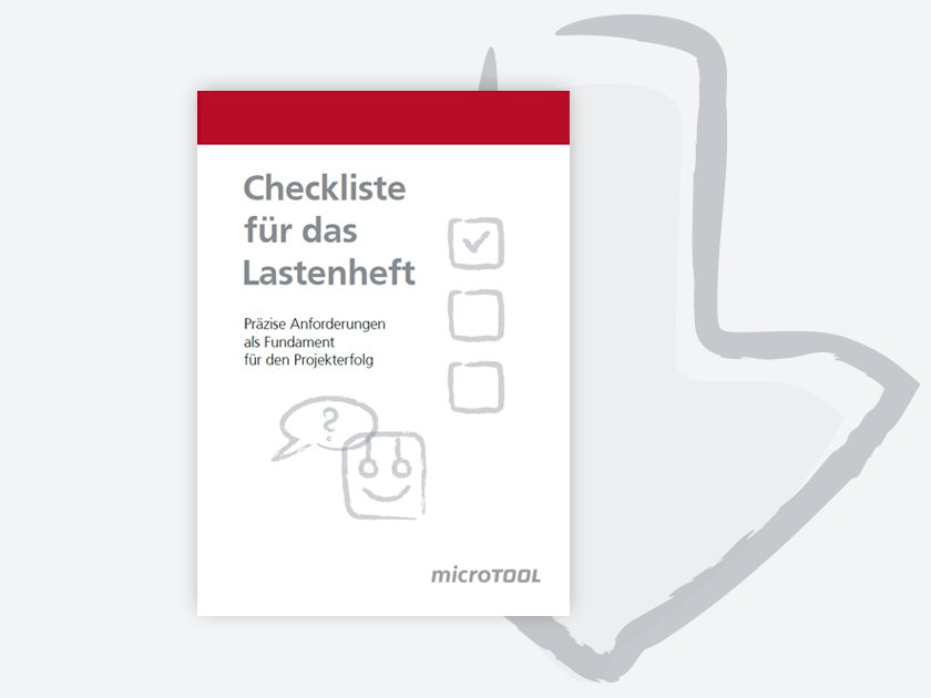 Checkliste für das Lastenheft
