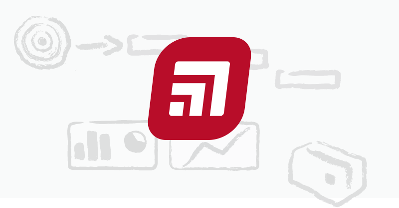 Illustration with Logo of objectiF RPM - Software for Requirements Engineering and Project Management