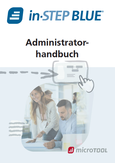 in-STEP BLUE - Administratorhandbuch - Titelvorschau für die Downloadseite
