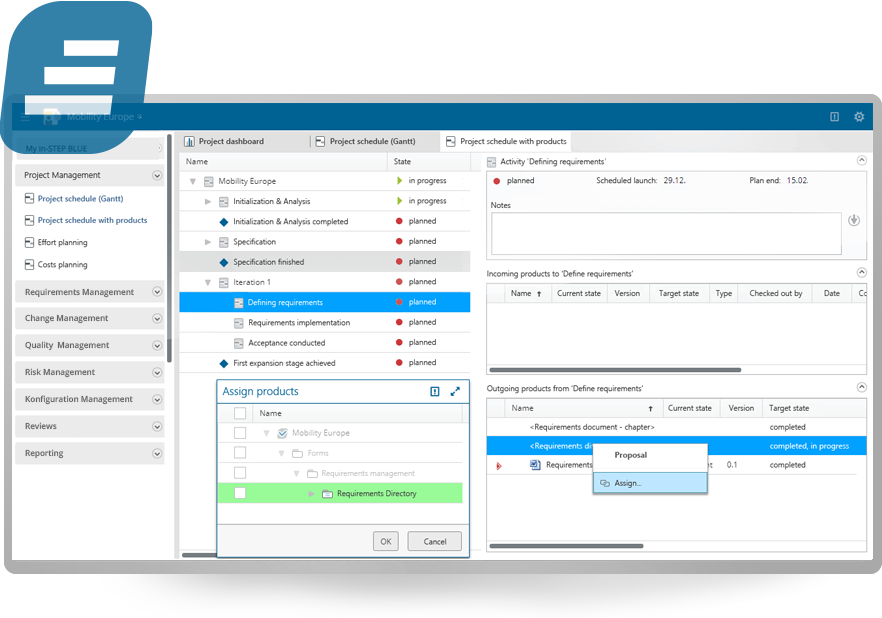 Download in-STEP BLUE Download in-STEP BLUE - Software for Processed Project Management