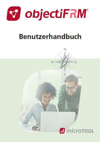 Titelvorschau des Benutzerhandbuch objectiF RM für den Download