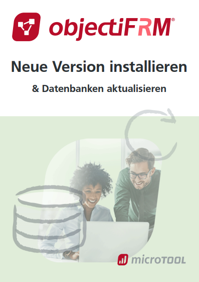 Neue Version installieren und Datenbank aktualisieren objectiF RM Titelvorschau für den Download