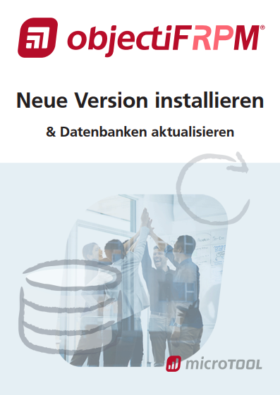 Neue Version installieren und Datenbank aktualisieren objectiF RPM Titelvorschau für den Download