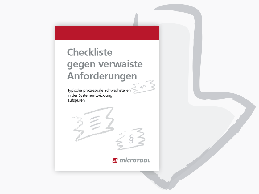 Checkliste gegen verwaiste Anforderungen