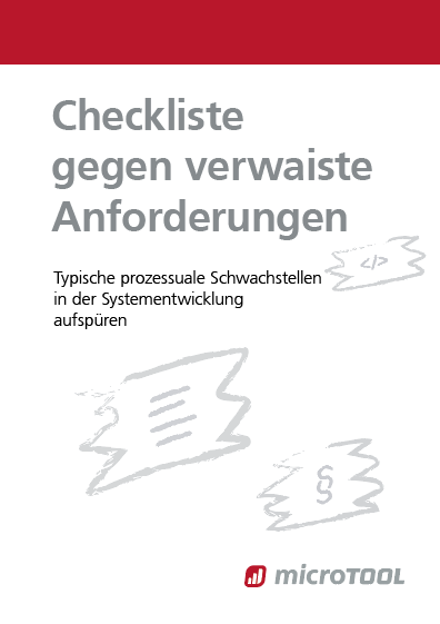 Checkliste zur Identifizierung von verwaisten Anforderungen zum Download