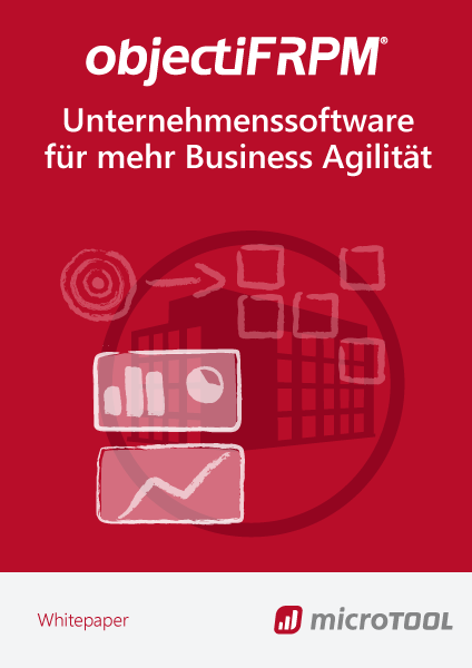 objectiF RPM Unternehmenssoftware für mehr Business Agilität - Whitepaper Vorschau des Titelbilds für die Downloadseite