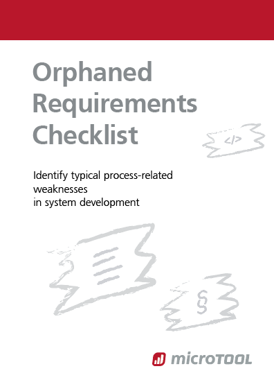 Checklist for Identifying Orphaned Requirements (Download)